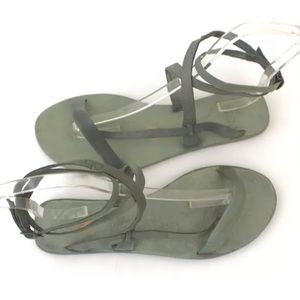 Green Free People sandals